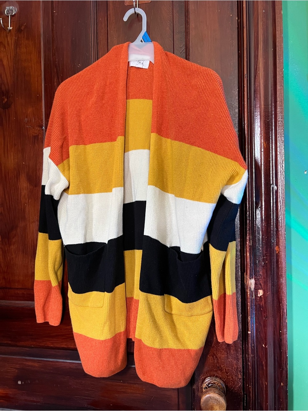 Candy Corn Cardigan